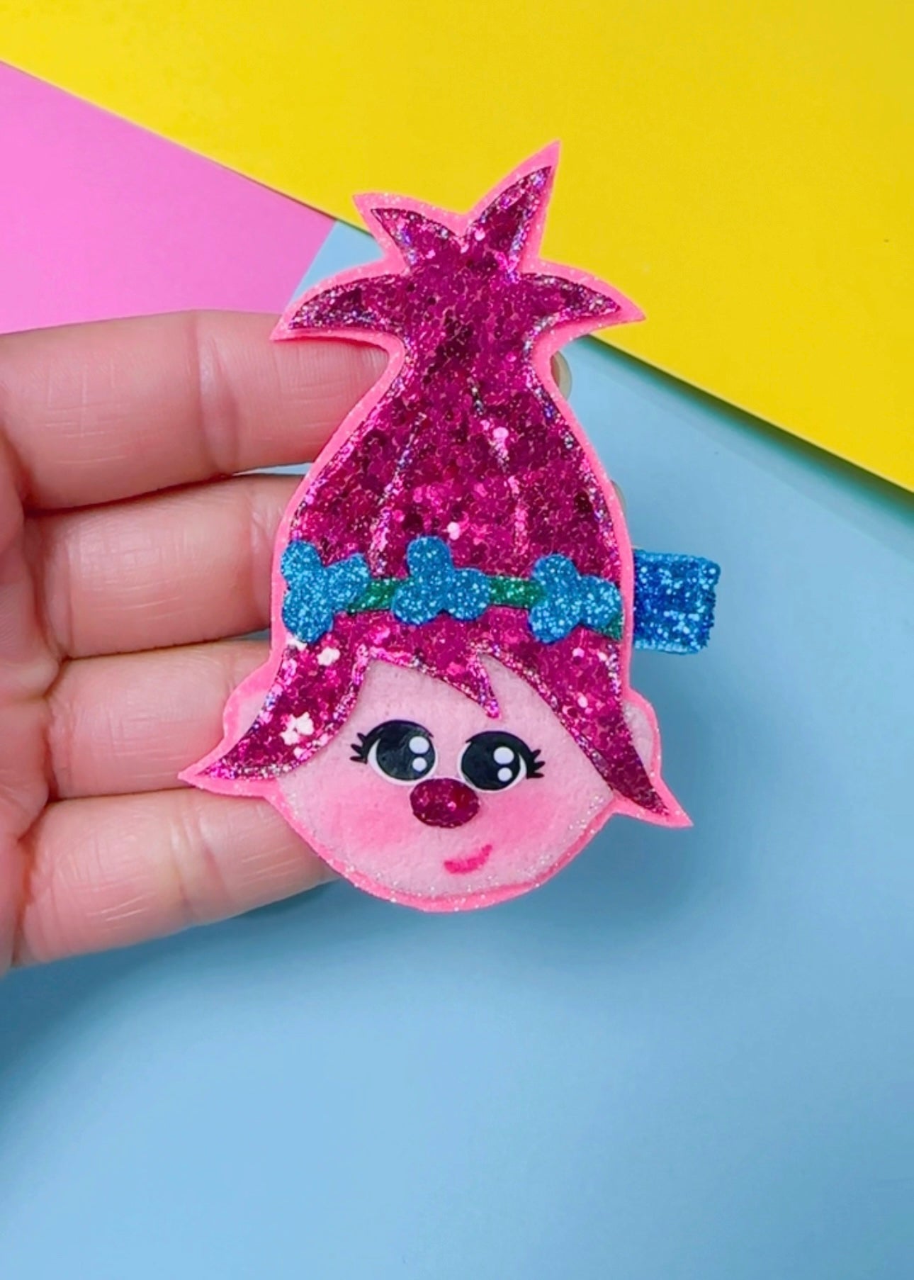 Poppy, Trolls - Glitter Clip