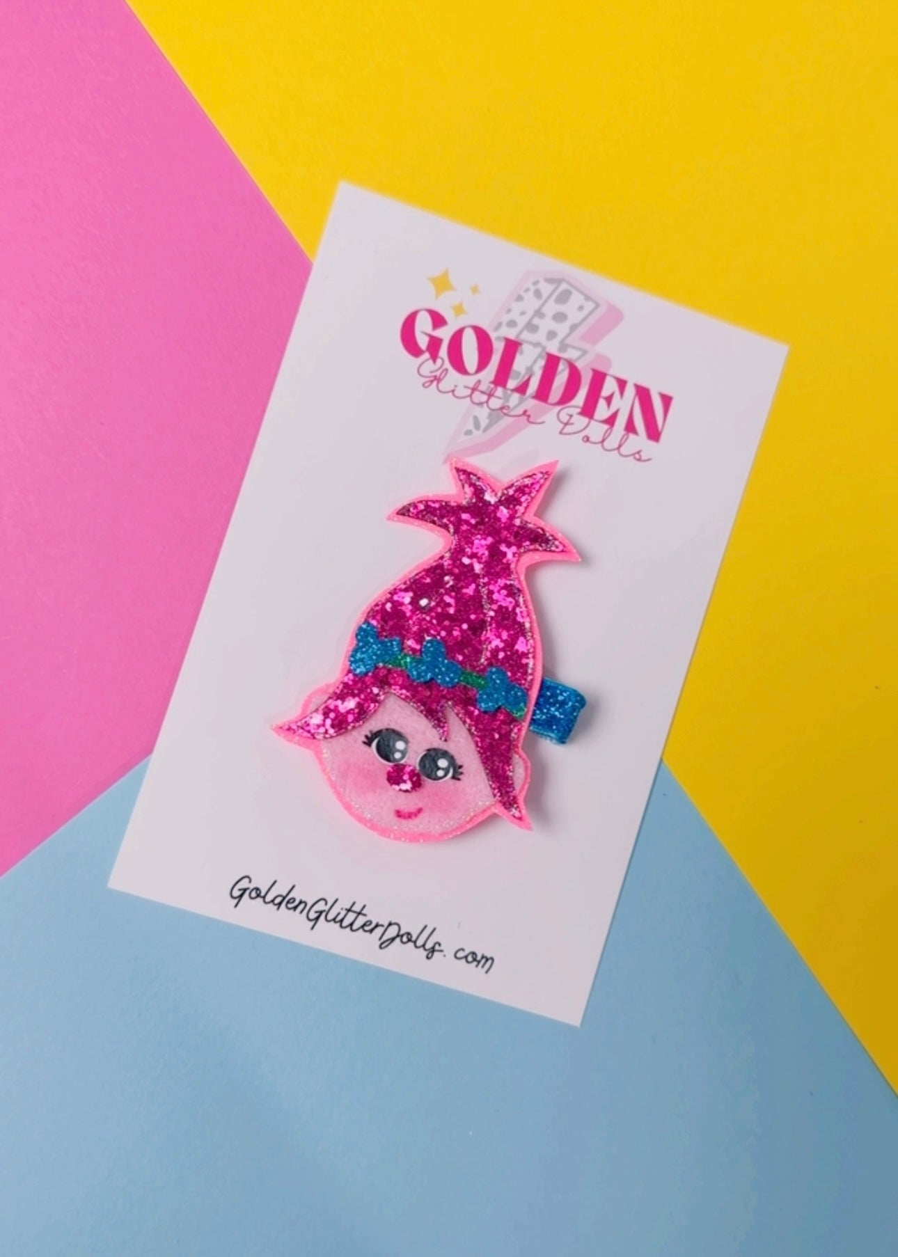 Poppy, Trolls - Glitter Clip