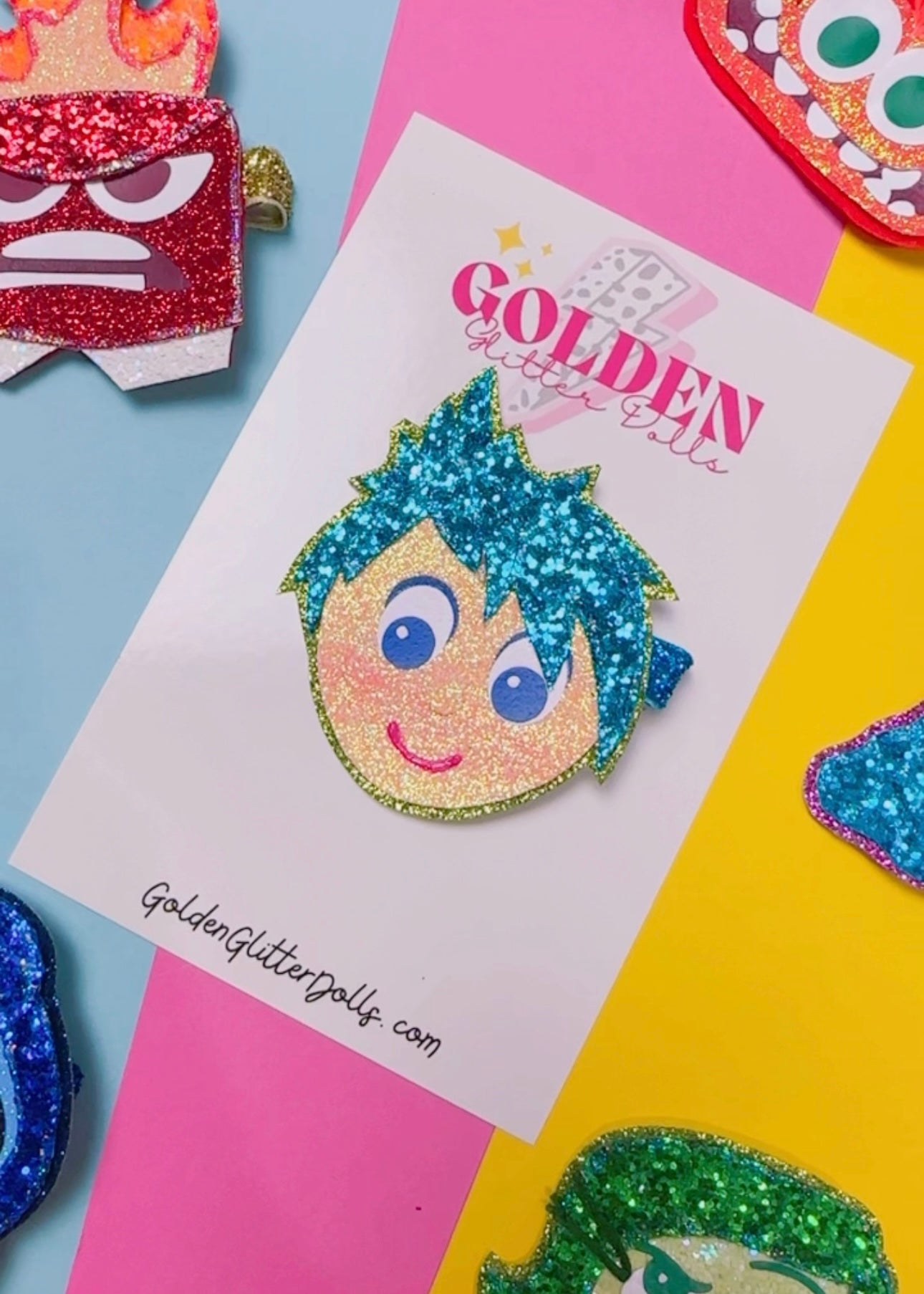 Inside Emotions- Glitter Clip (Choose One)
