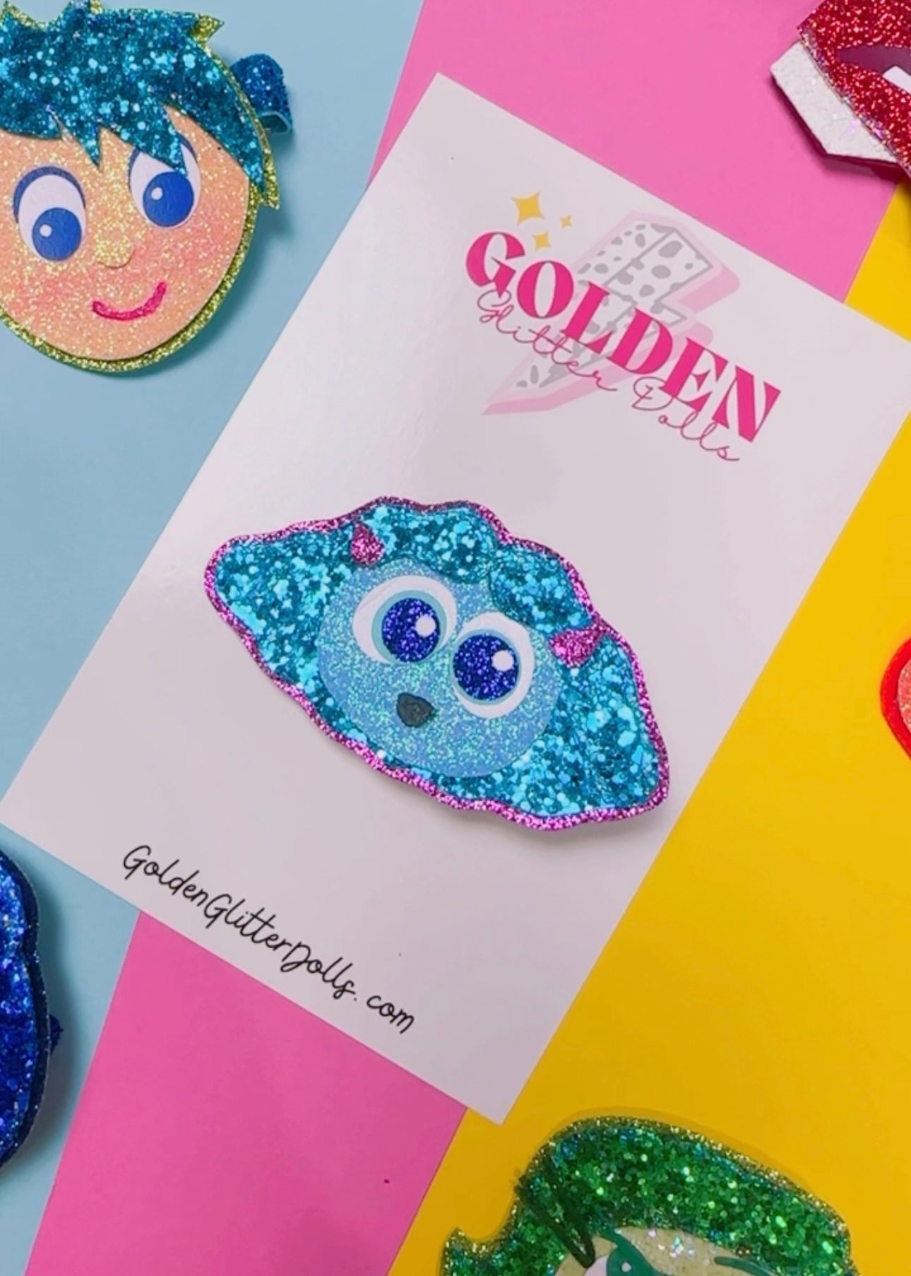 Inside Emotions- Glitter Clip (Choose One)
