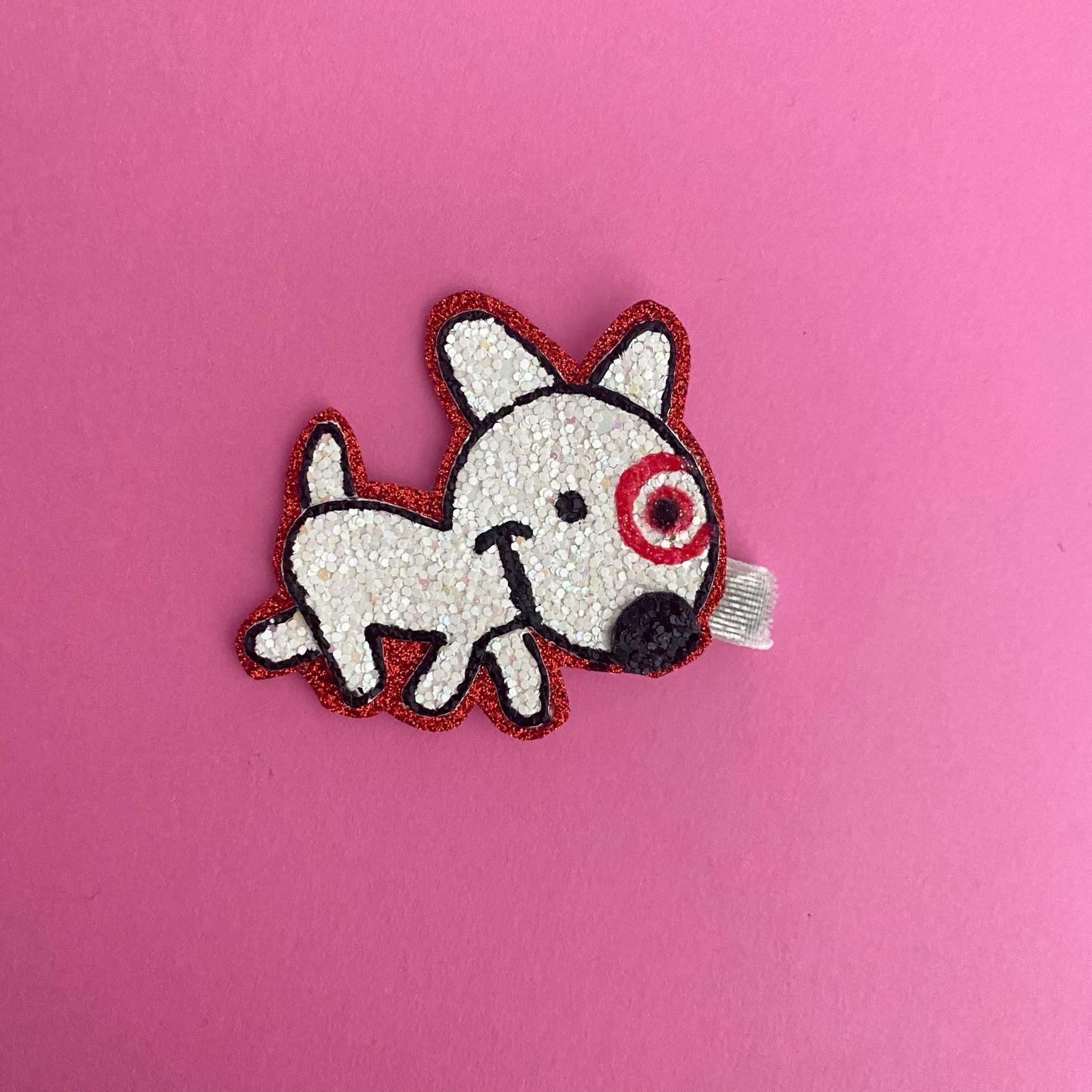 Store dog- Glitter Clip