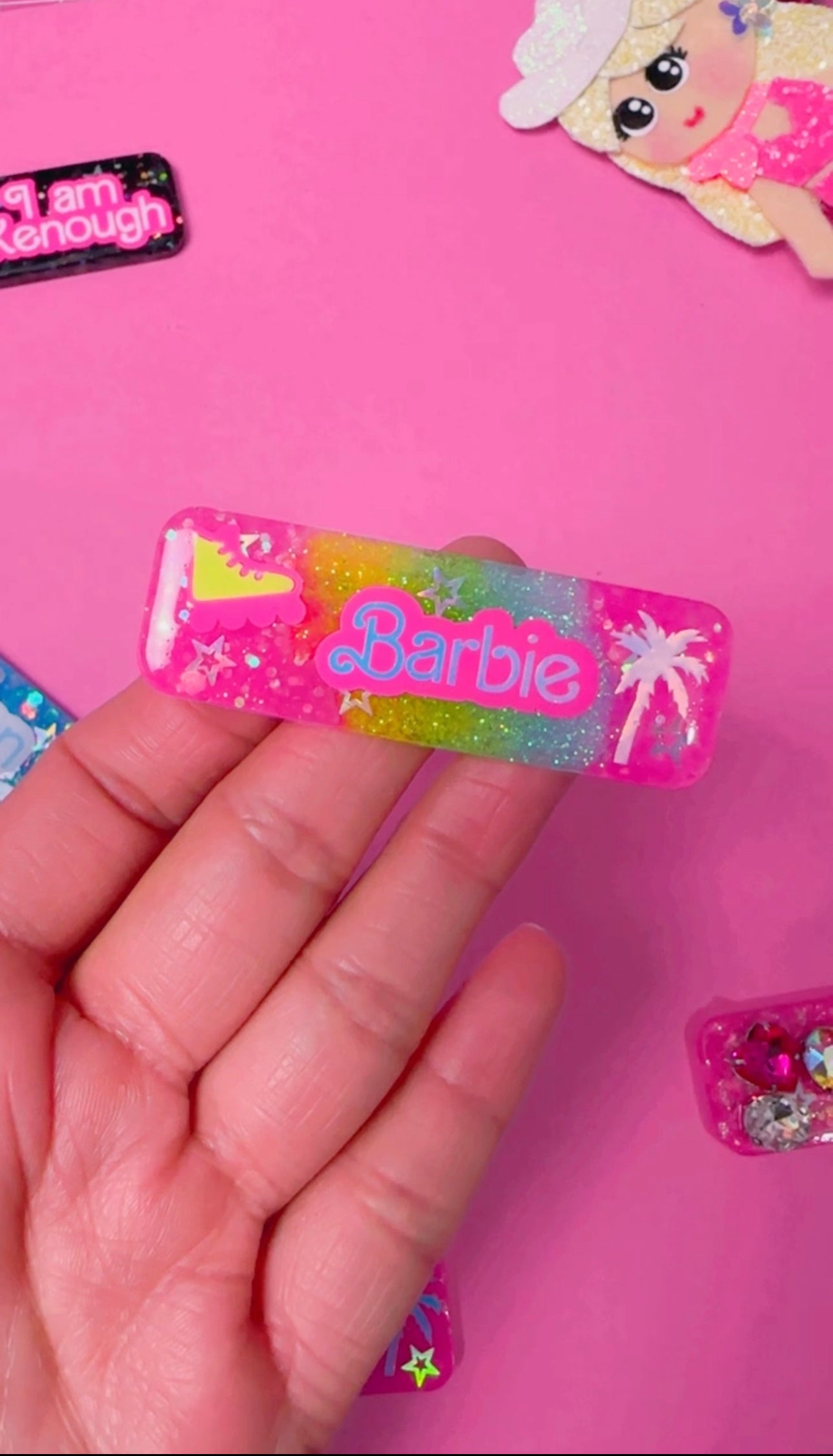 Barbie Resin Clip, (Choose One)