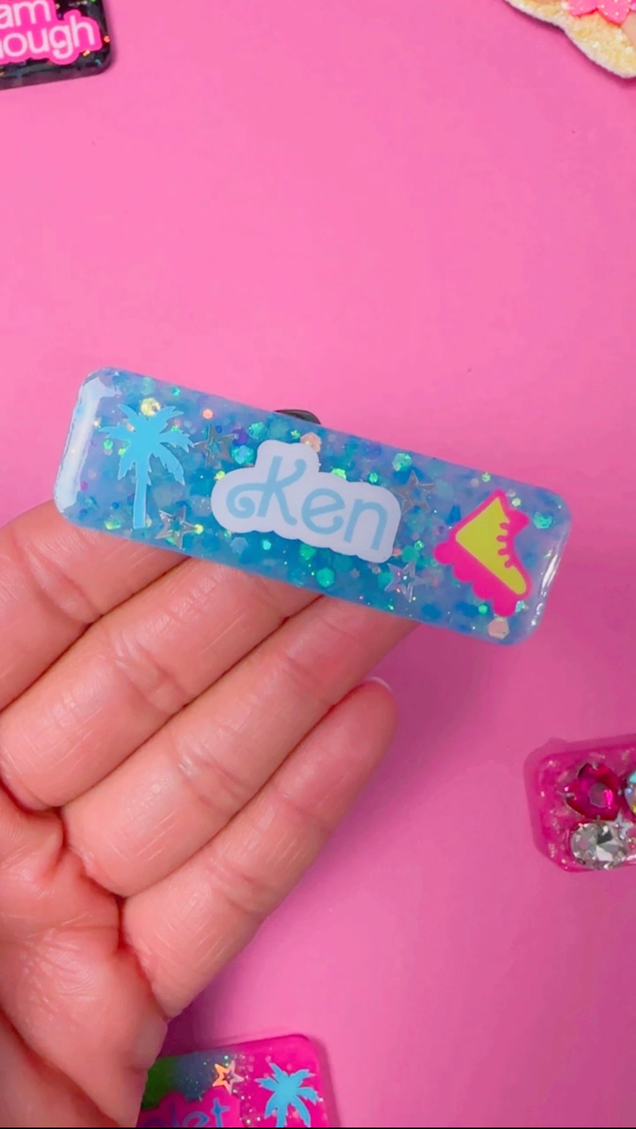 Barbie Resin Clip, (Choose One)