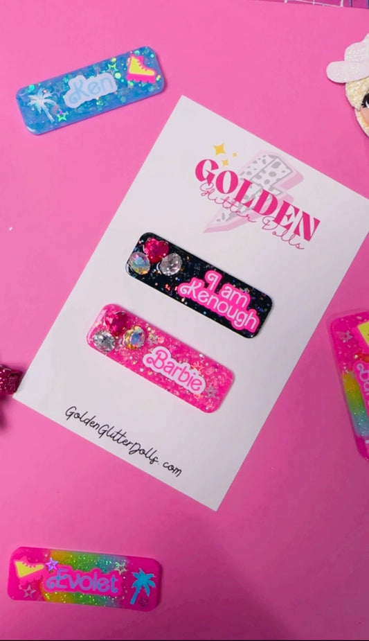 Barbie Resin Clip, (Choose One)