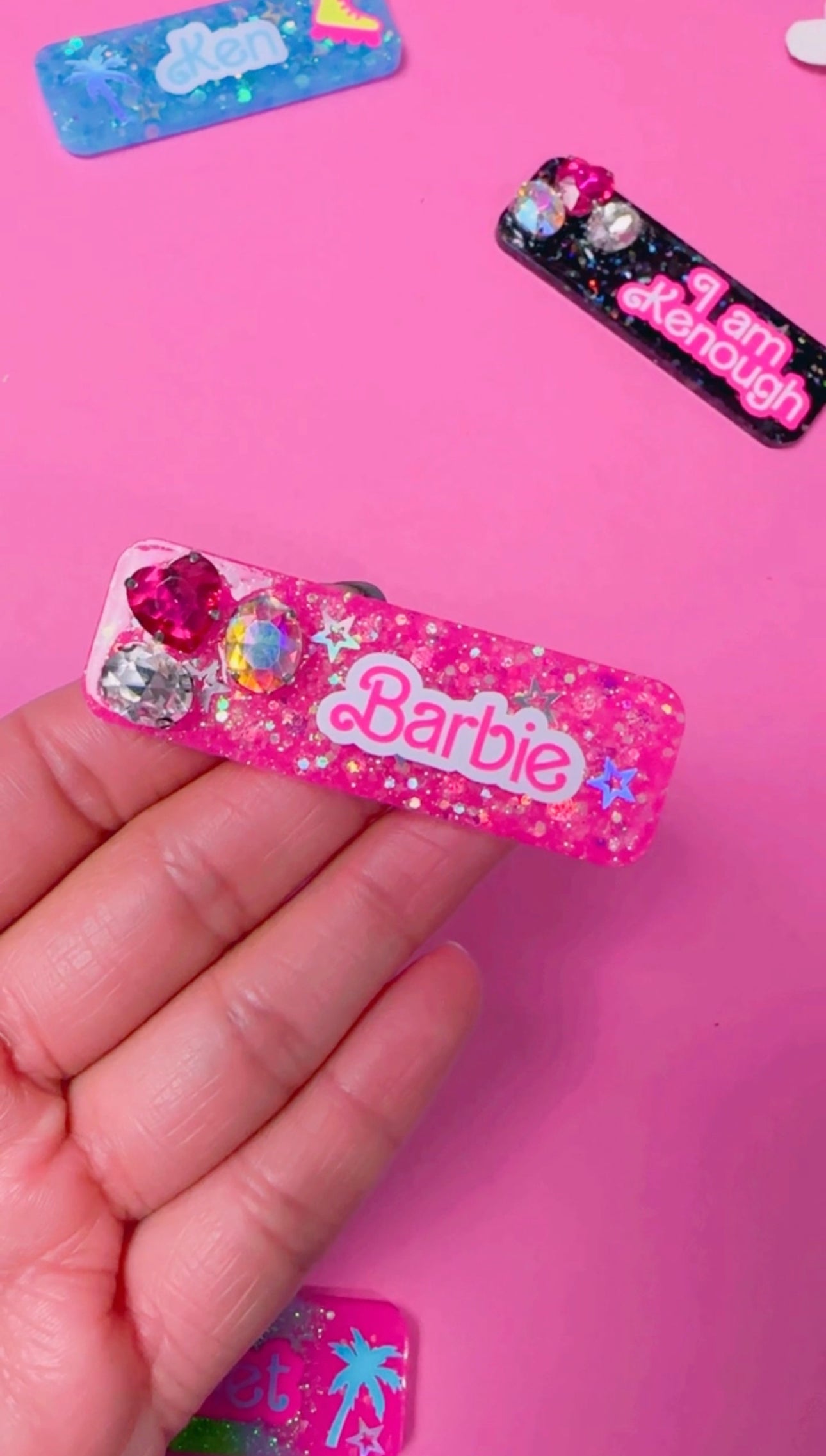 Barbie Resin Clip, (Choose One)