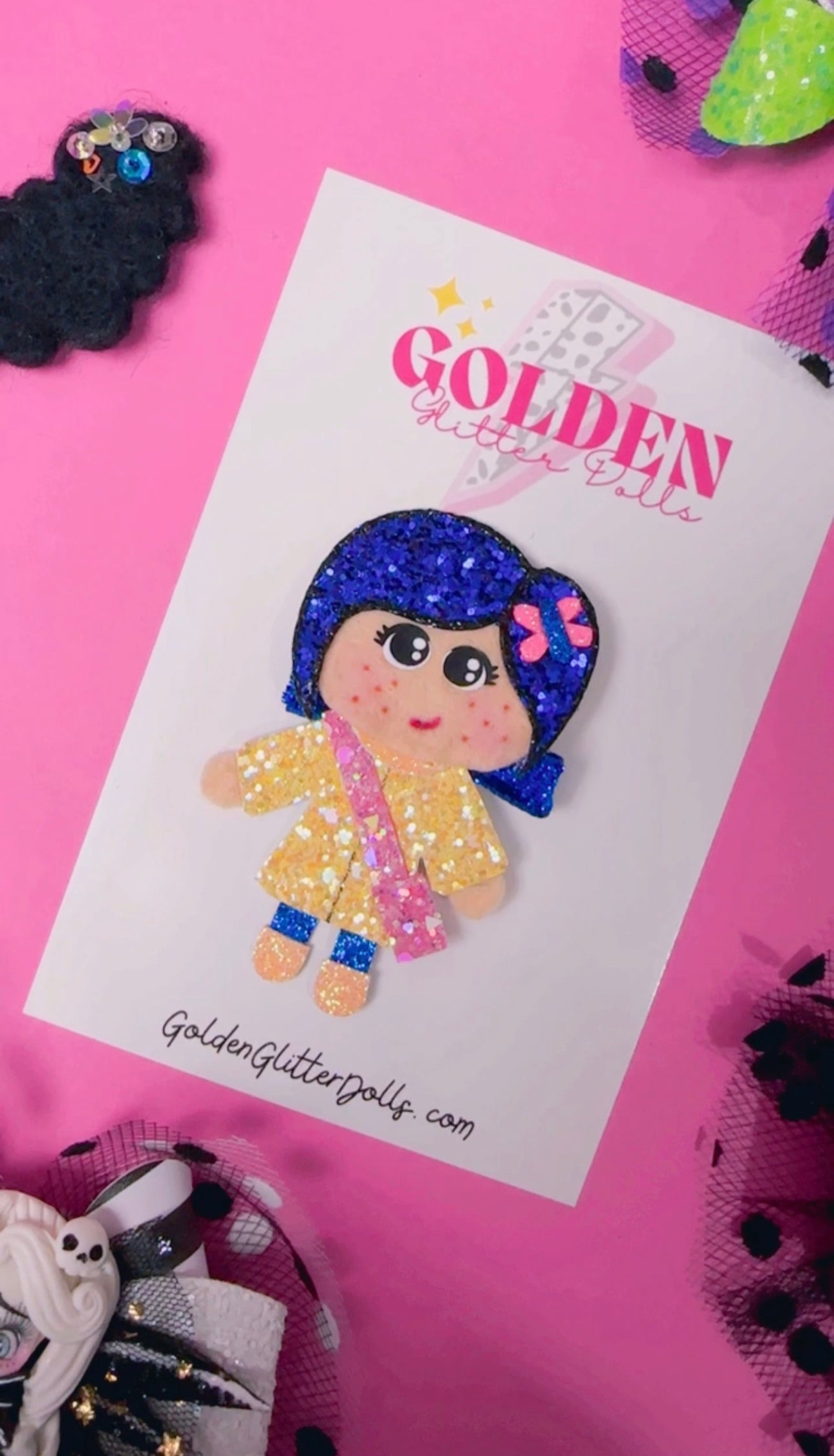 Coraline, Glitter Clip