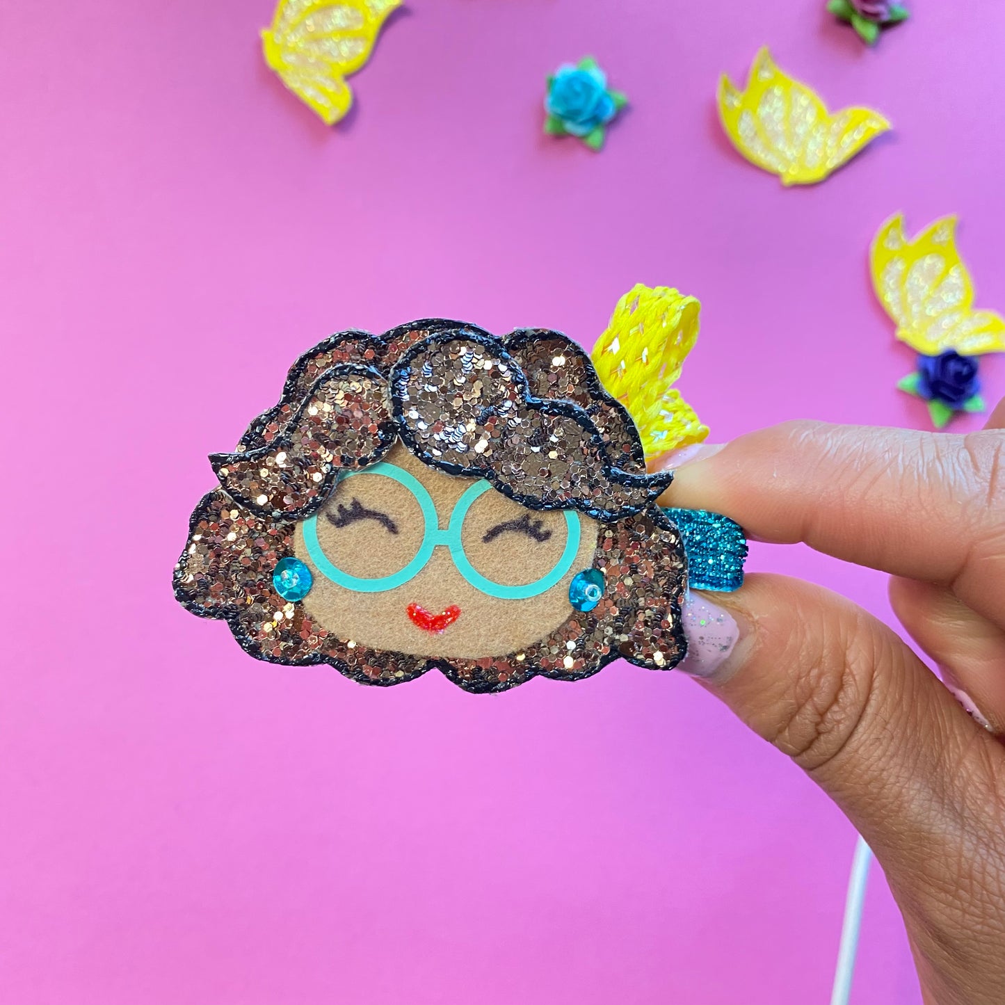 MIRABEL- Glitter hair clip