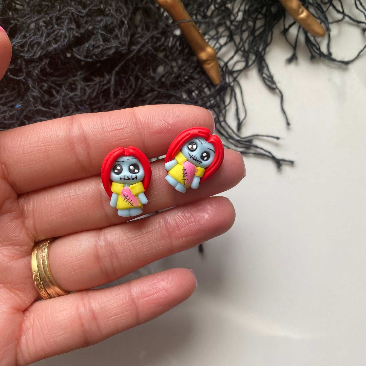 Christmas Nightmare Clay Earrings