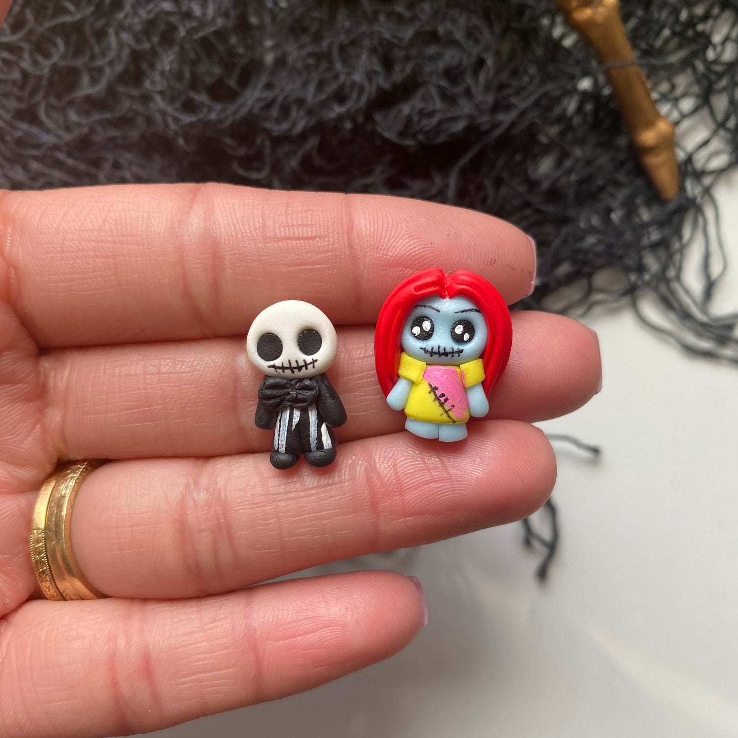 Christmas Nightmare Clay Earrings