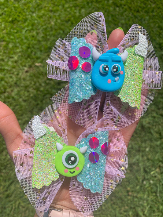 Monsters inc Clay Bow, (3 inches)