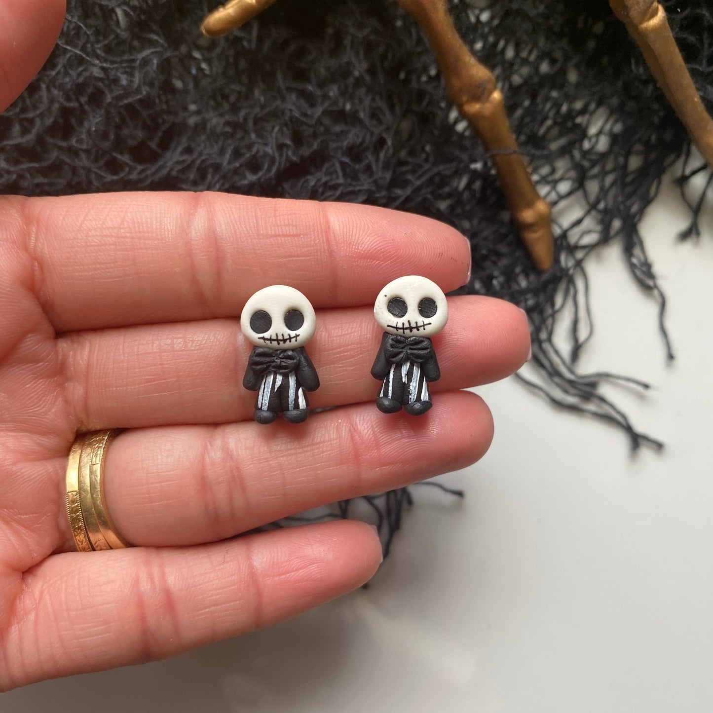 Christmas Nightmare Clay Earrings