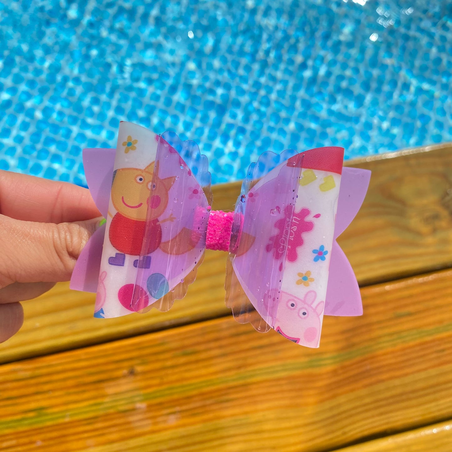 PEPPA Waterproof Bows (3 inch)