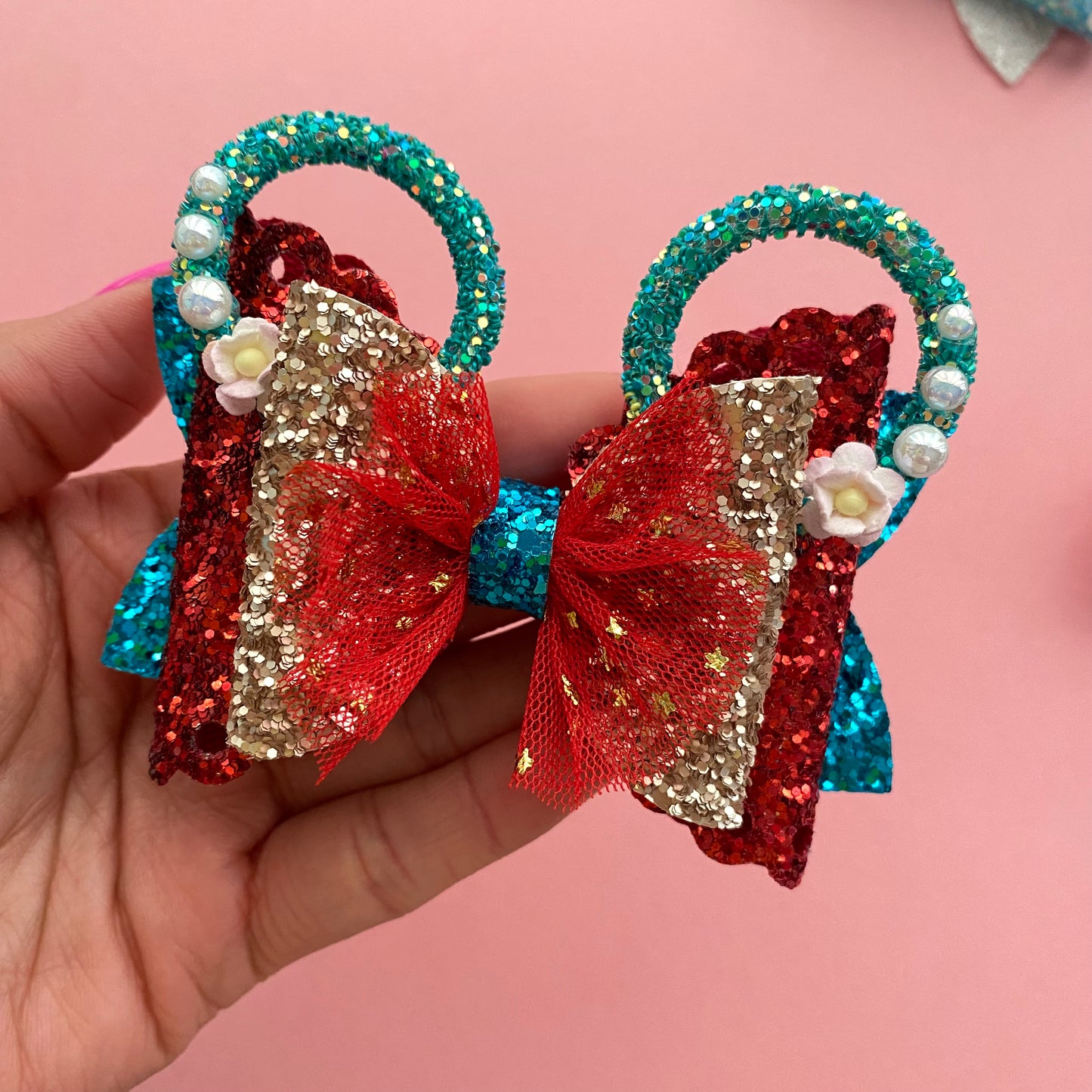 Moana- Mouse ears princess Hair bow