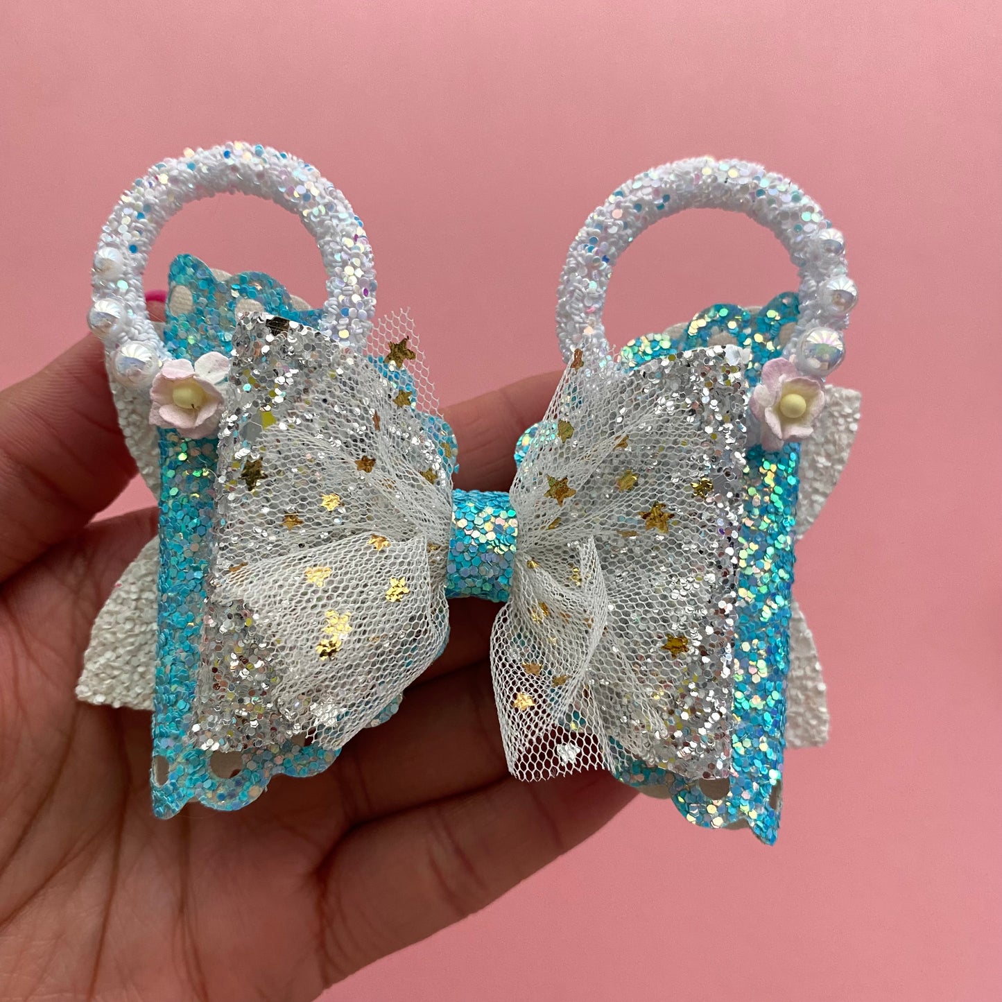 Cinderella- Mouse ears princess Hair bow