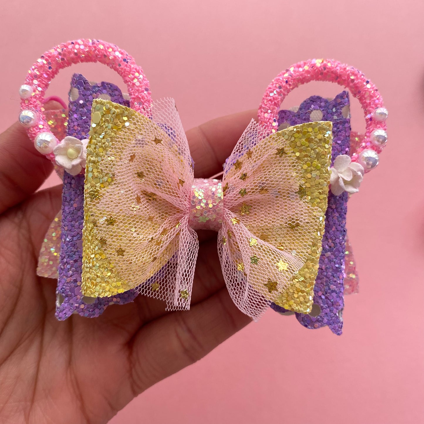 Rapunzel- Mouse ears princess Hair bow