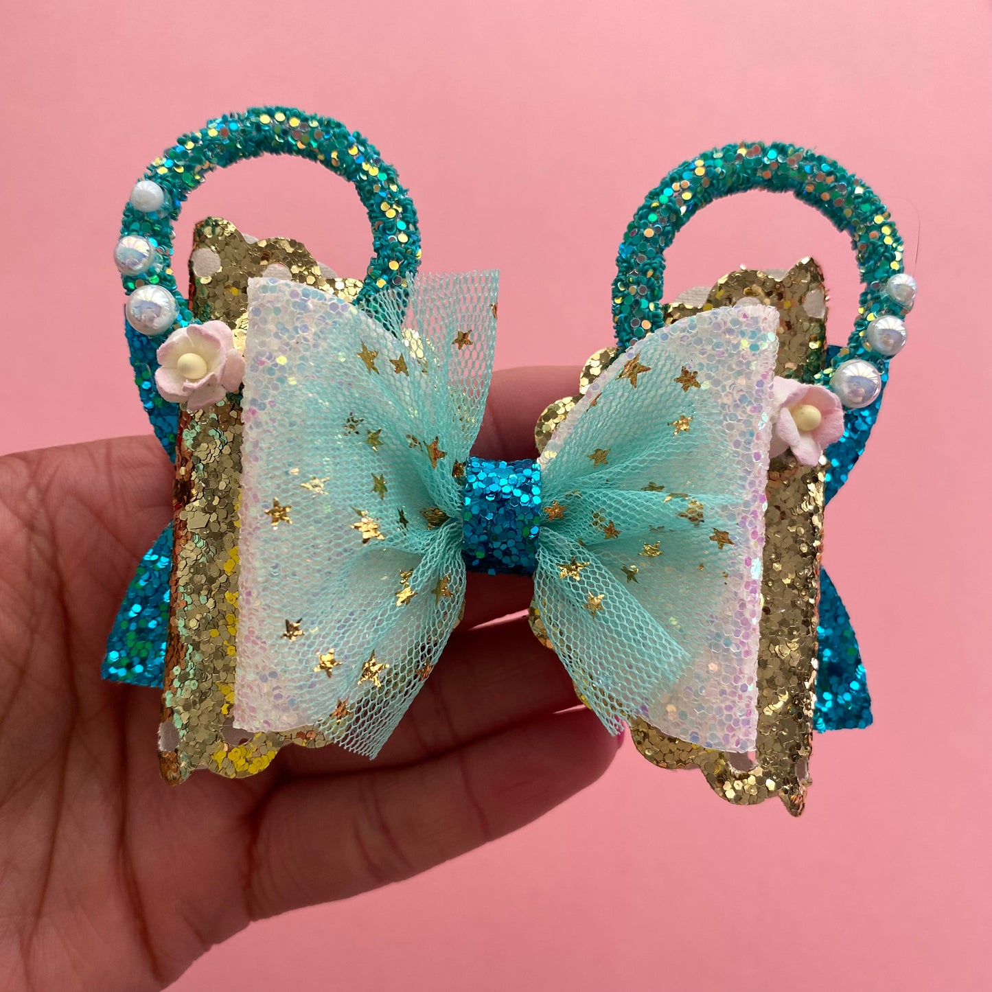 Jasmine- Mouse ears princess Hair bow