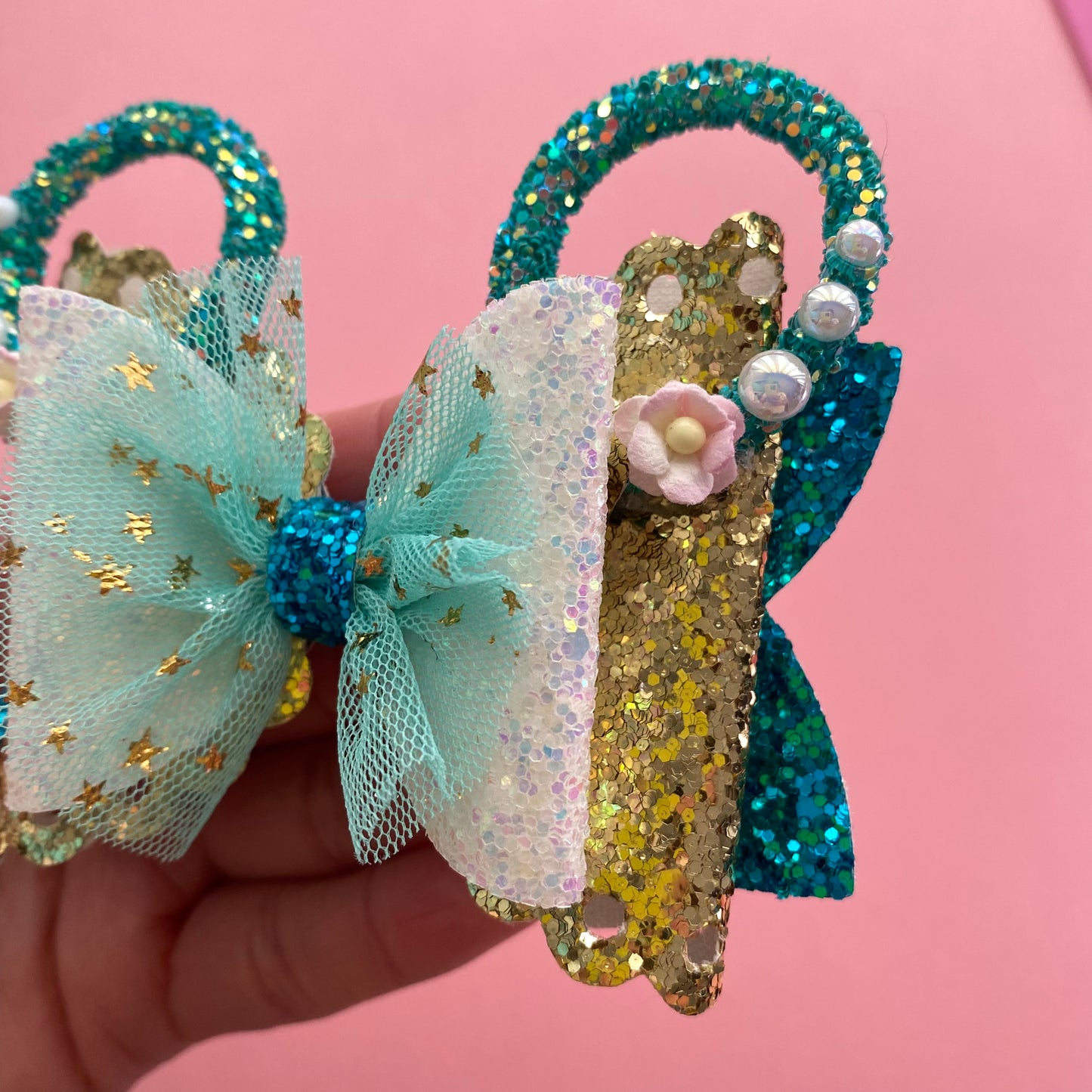 Jasmine- Mouse ears princess Hair bow