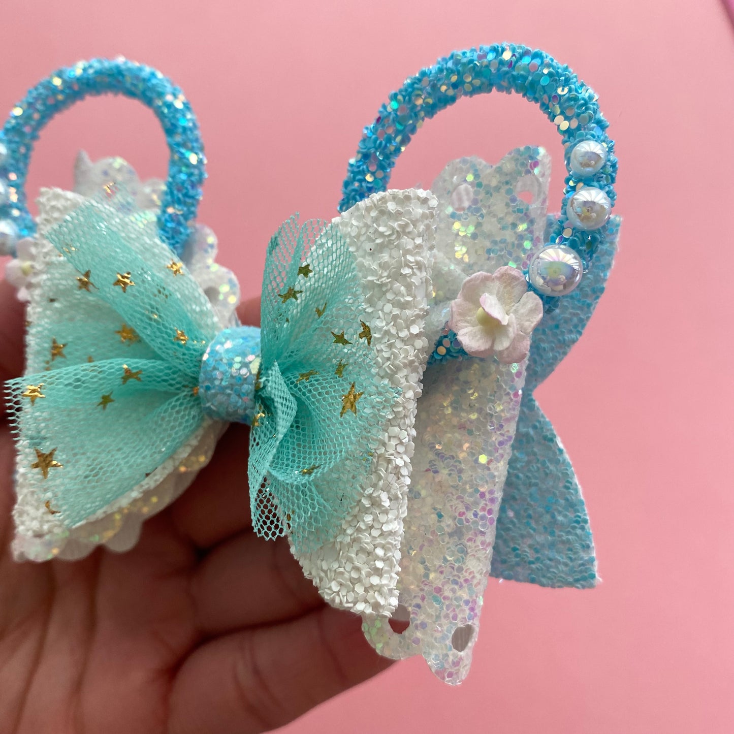 Elsa - Mouse ears princess Hair bow