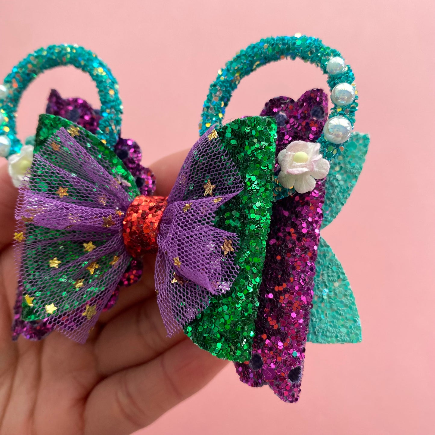 Ariel - Mouse ears princess Hair bow