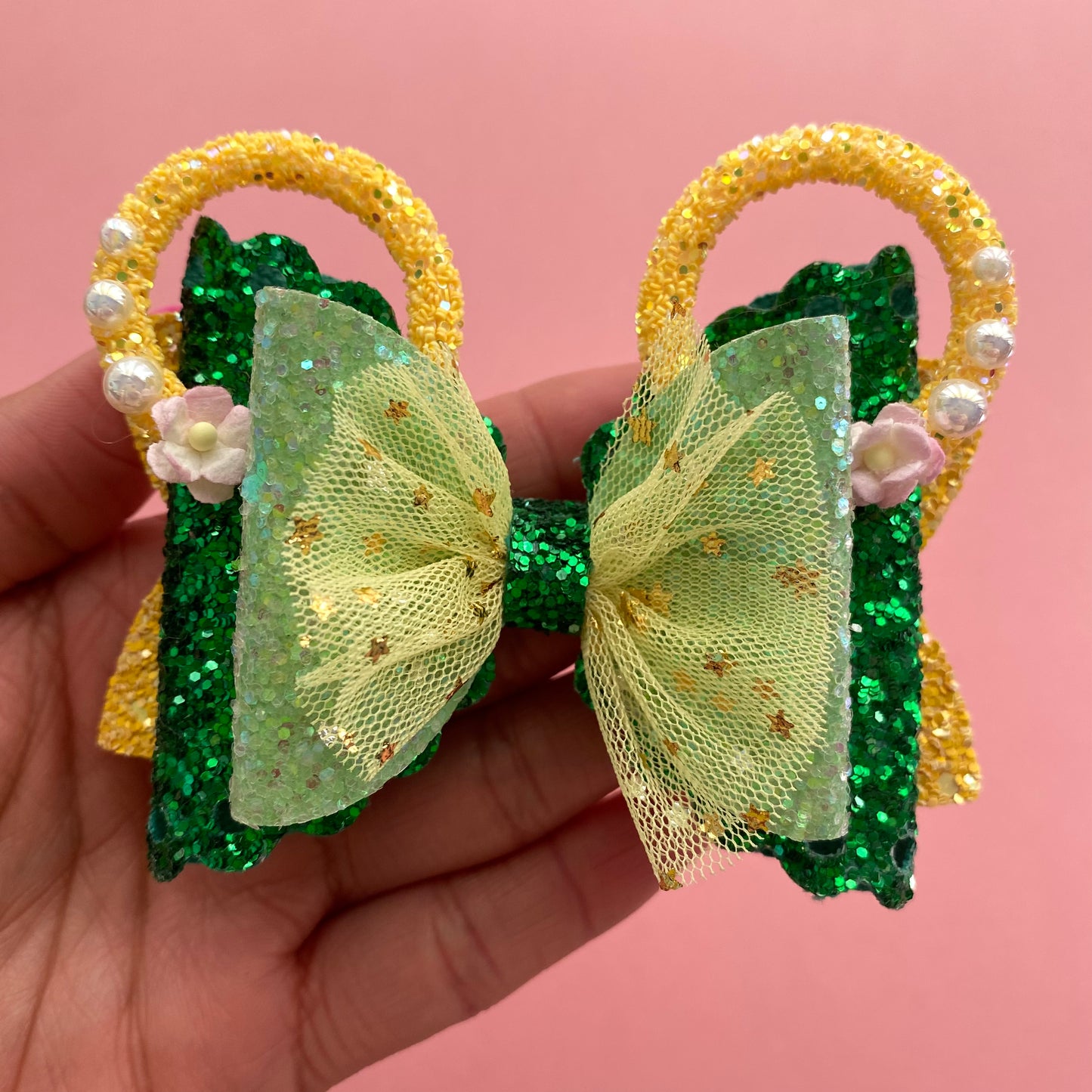 Tiana - Mouse ears princess Hair bow