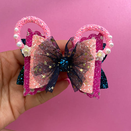 Mulan- Mouse ears princess Hair bow