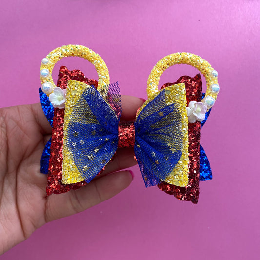 Snow White- Mouse ears princess Hair bow