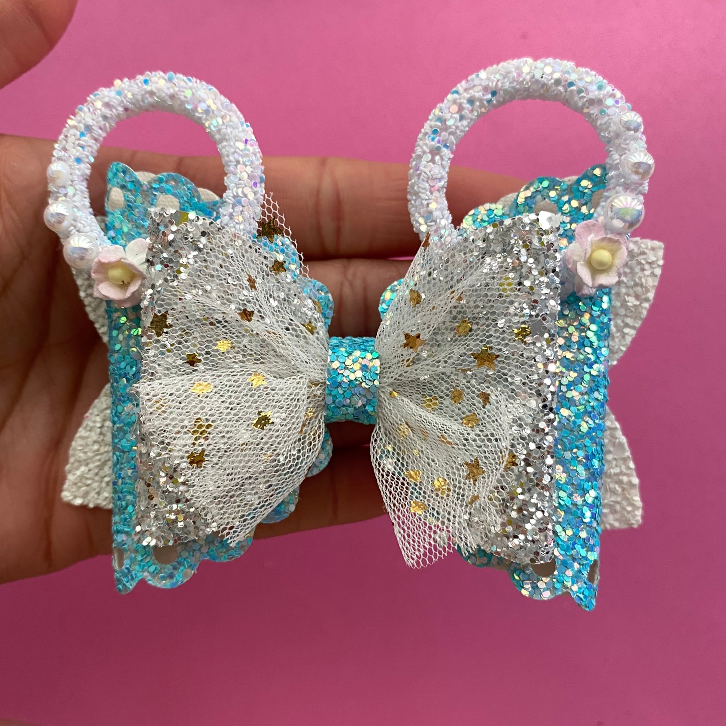 Cinderella- Mouse ears princess Hair bow