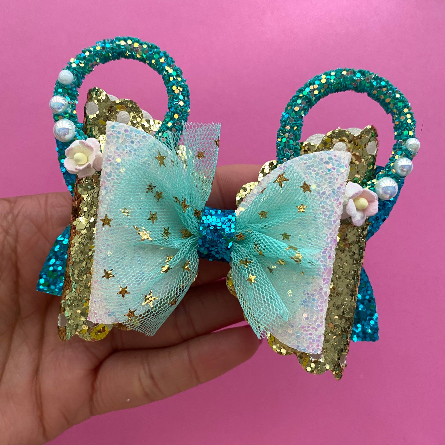 Jasmine- Mouse ears princess Hair bow