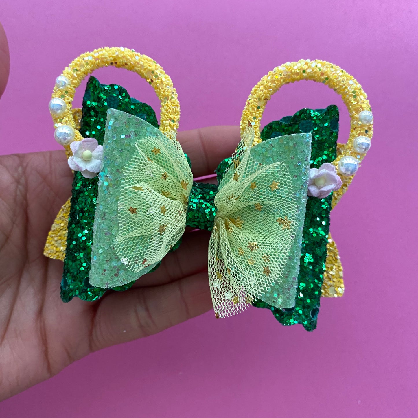 Tiana - Mouse ears princess Hair bow