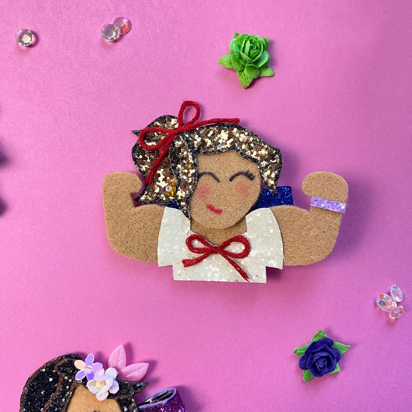 LUISA- Glitter hair clip