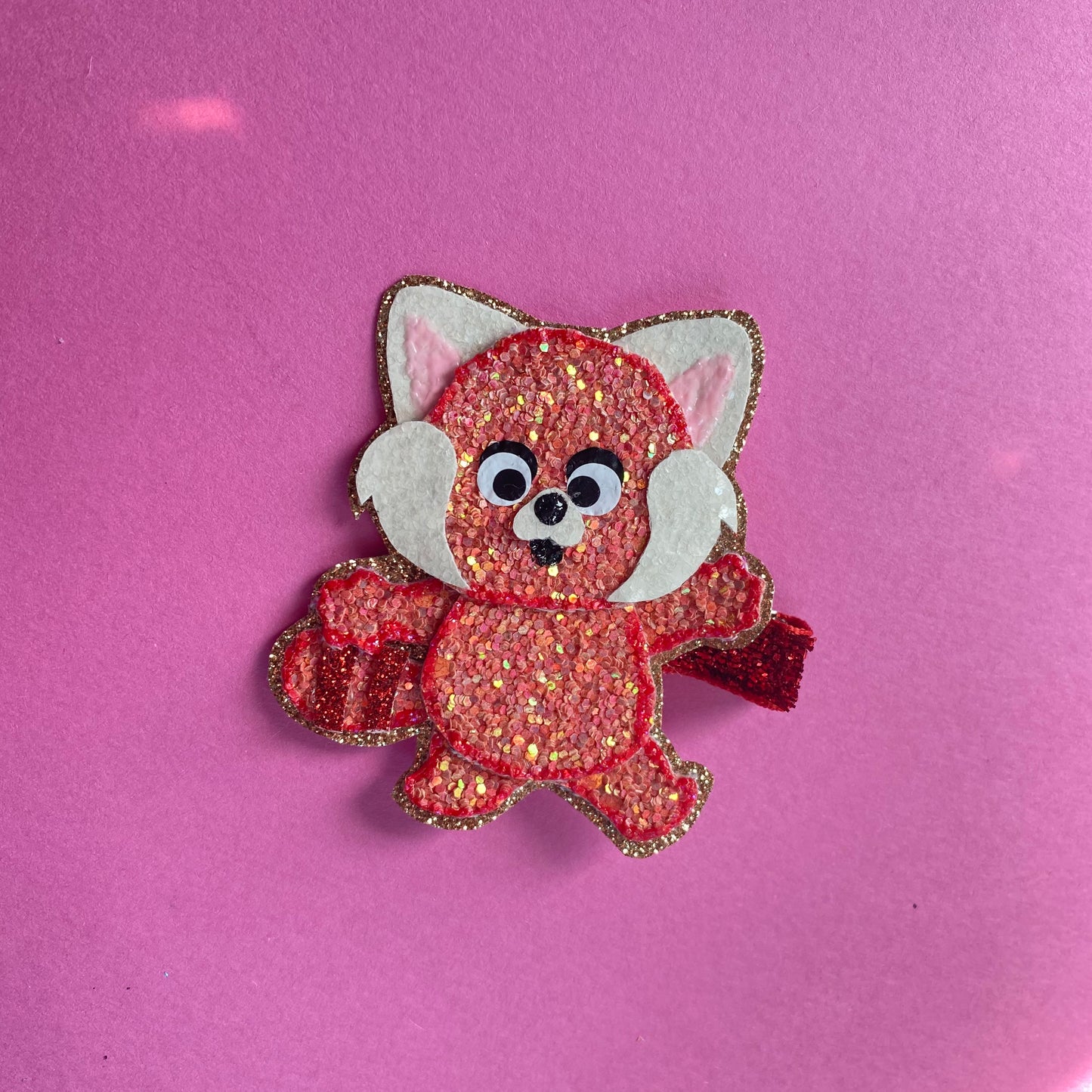 Turning red, Mei - Glitter hair clip